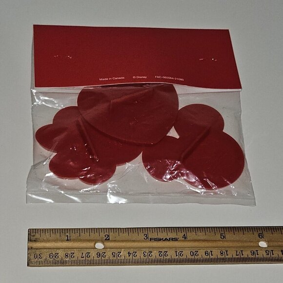 NEW 3 Disney Cookie Press Set Mickey Minnie Mouse Heart Red Plastic Valentine's - Picture 2 of 6